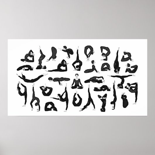 Affiche de yoga (Devant)