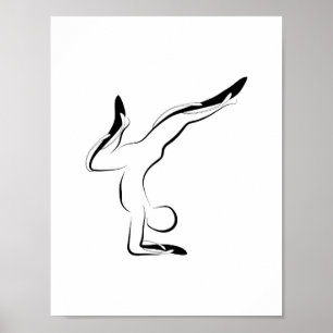 Affiche de yoga