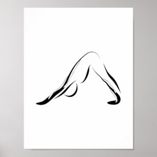 Affiche de yoga