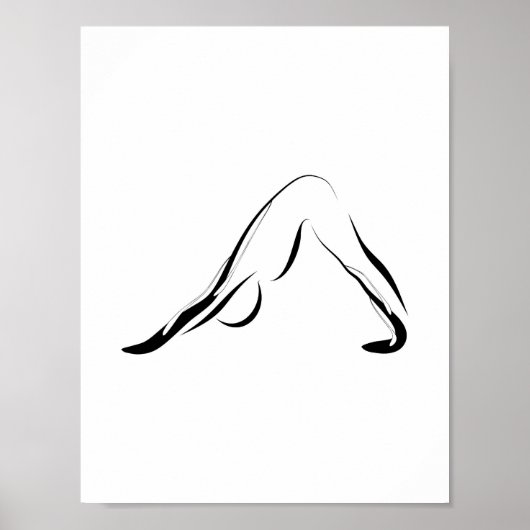 Affiche de yoga (Devant)