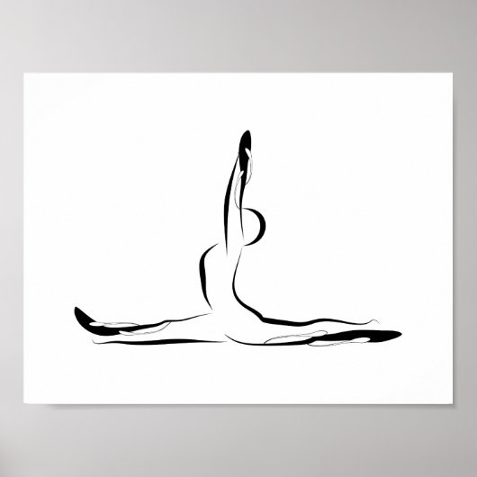 Affiche de yoga (Devant)