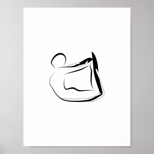 Affiche de yoga (Devant)