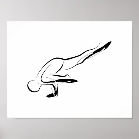 Affiche de yoga (Devant)