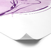 Affiche de yoga (Coin)
