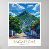 Affiche de Zacatecas - Impression de la colline de (Devant)