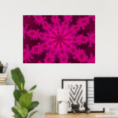 Affiche Décastère Rose (Bureau à domicile)