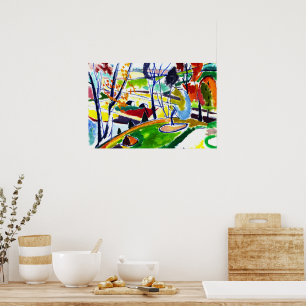 Affiche Décor Plat Art Abstrait