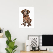 Affiche décoration murale Labrador Retriever, Cade (Bureau à domicile)