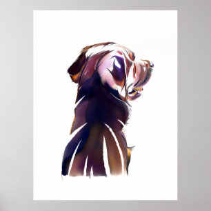 Affiche décoration murale Labrador Retriever Cadea