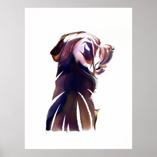 Affiche décoration murale Labrador Retriever Cadea (Devant)