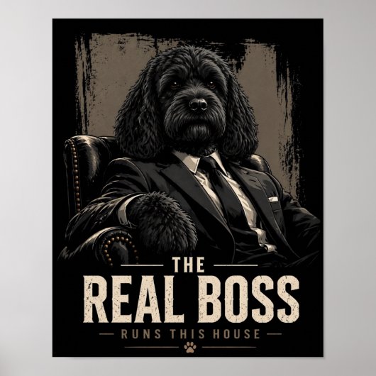 Affiche décorative Cockapoo Boss (Devant)