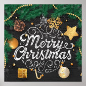 Affiche décorative de Noël (Devant)