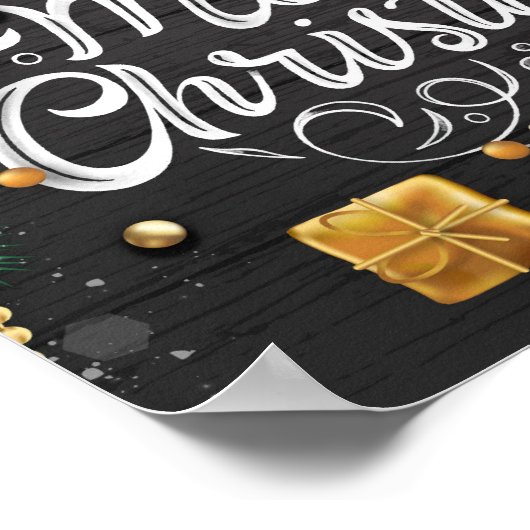 Affiche décorative de Noël (Coin)