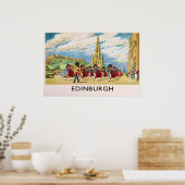 Affiche d'Édimbourg en Écosse - Impression des Sco (Cuisine)