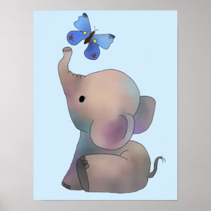 Affiche d'éléphant