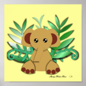 Affiche d'éléphant (Devant)