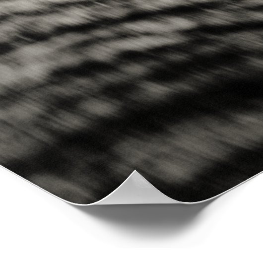 Affiche d'éléphant en noir et blanc (Coin)