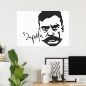 Affiche d'Emiliano Zapata (Bureau à domicile)