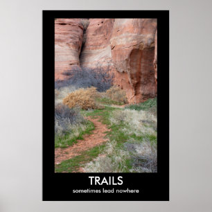 AFFICHE DÉMOtivationnelle DE TRAILS