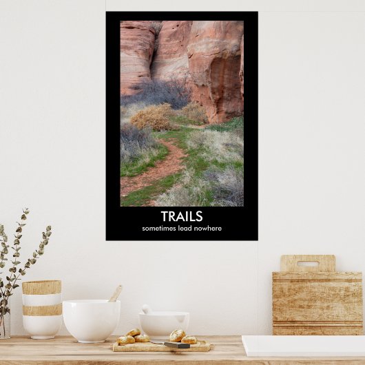 AFFICHE DÉMOtivationnelle DE TRAILS (Cuisine)