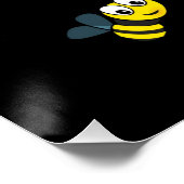 affiche d'enfant jaune-abeille (Coin)