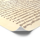 Affiche d'engagement 16x20 (Coin)