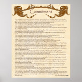 Affiche d'engagement 16x20 (Devant)