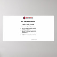 Affiche d'engagement pour les SoberDrivers des étu