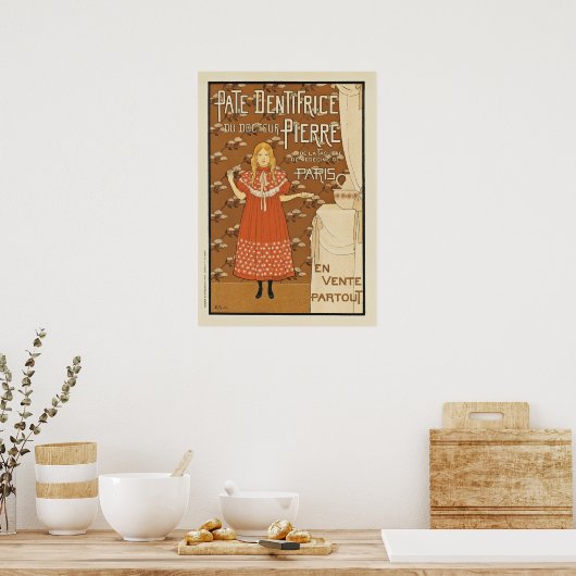 Affiche Dentifrice (Cuisine)