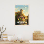 Affiche - Departement Dordogne - 24 Poster (Keuken)