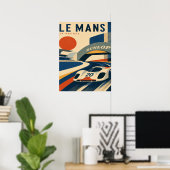 Affiche des 24 Heures du Mans (Bureau à domicile)