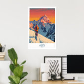 Affiche des Alpes France 1 (Bureau à domicile)