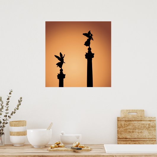 Affiche des Anges de Rome (Cuisine)