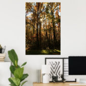 Affiche des arbres d'automne (Bureau à domicile)