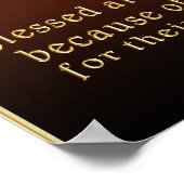 Affiche des béatitudes (Coin)