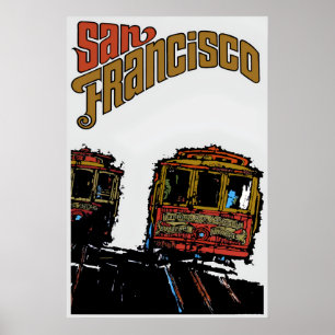 Affiche des Cable Cars de San Francisco