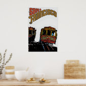 Affiche des Cable Cars de San Francisco (Cuisine)