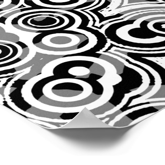 affiche des cercles abstraits (Coin)