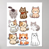 affiche des chats (Devant)