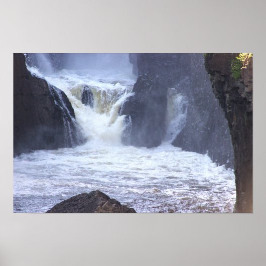 Affiche des chutes d'eau de Passaic (Devant)
