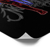 Affiche des combattants mixed martial art (Coin)