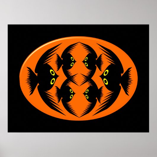 Affiche des corbeaux d'Halloween (Devant)