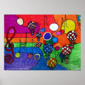 Affiche des couleurs de la musique (Devant)