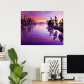 Affiche des couleurs du lever du soleil (Bureau à domicile)