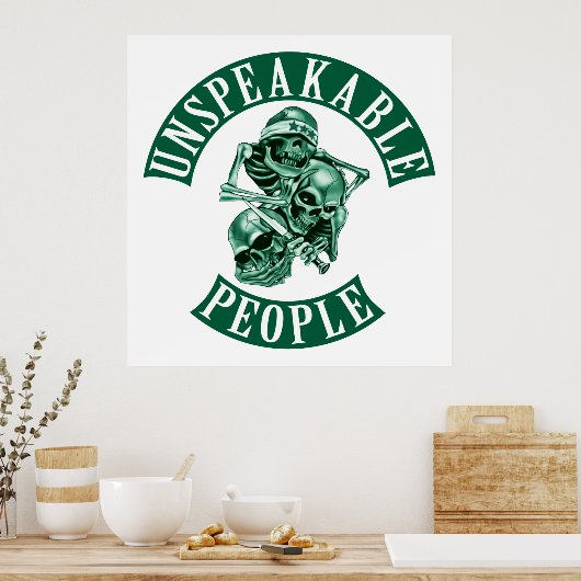 Affiche des couleurs vertes (Cuisine)