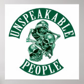 Affiche des couleurs vertes (Devant)