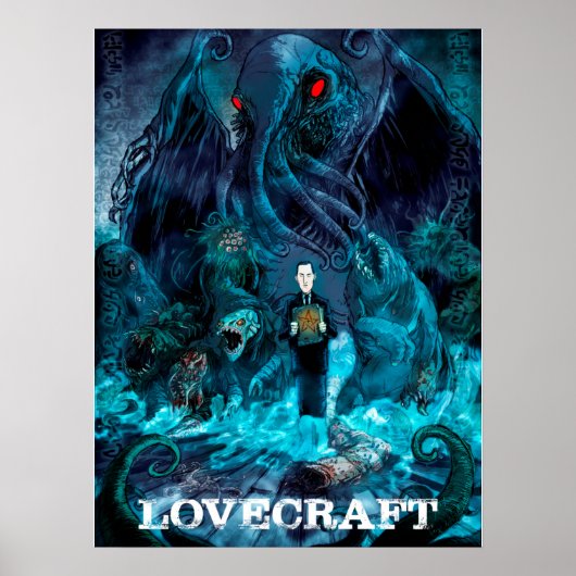 Affiche des créations de Lovecraft (Devant)