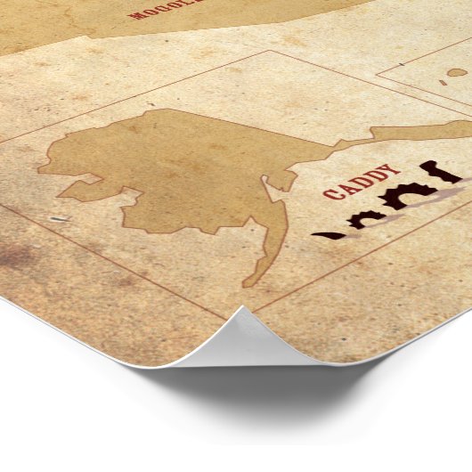 Affiche des Cryptides des États-Unis (Coin)