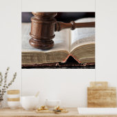 Affiche des décisions de salle d'audience (Cuisine)