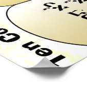 Affiche des dix commandements (Coin)